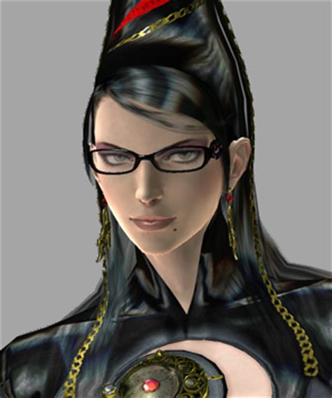 why does bayonetta wear glasses.